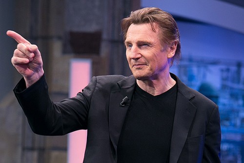 Liam Neeson Attends 'El Hormiguero' Tv Show