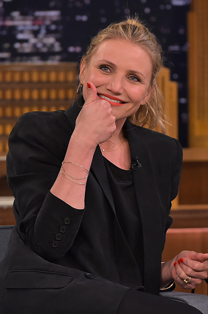Cameron Diaz Visits "The Tonight Show Starring Jimmy Fallon"