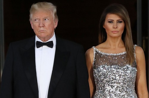 President Trump And First Lady Hosts State Dinner For French President Macron And Mrs. Macron