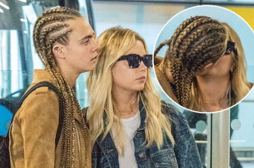 EXCLUSIVE: * EMBARGOED - Strictly No Web / Online permitted Before 4.30am BST Aug 15th * Cara Delevingne and New Girlfriend Ashley Benson Spotted At Heathrow Airport