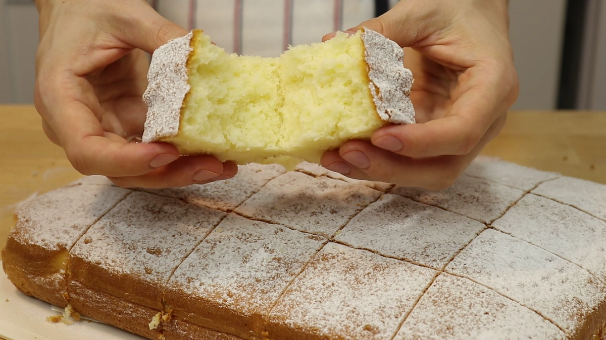 Готовлю знаменитый горячий молочный пирог (Hot Milk Cake)или пирог на горячем молоке, и пирог и бисквит
